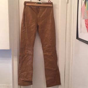 Steve Madden Tan Leather Pants